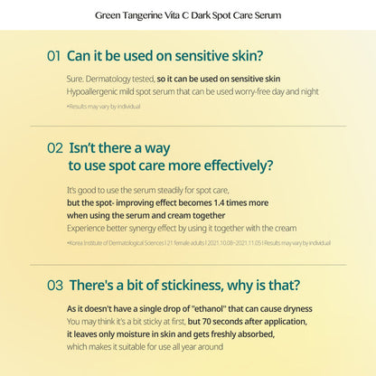 [GOODAL] Green Tangerine Vita C Dark Spot Serum 40ml - CLUB CLIO