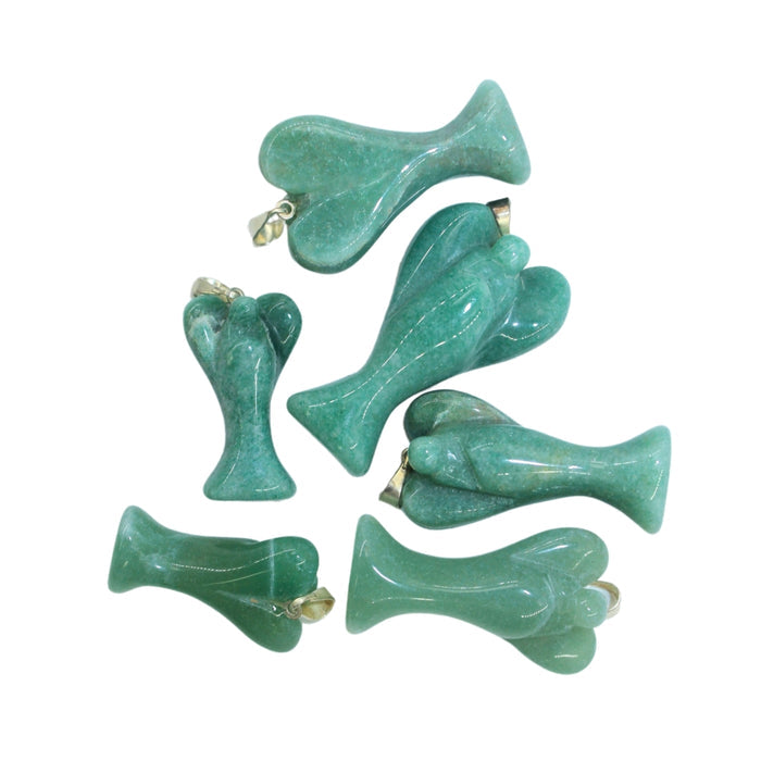 Green Aventurine Angel Pendant