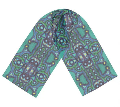 Green Reflection Scarf - Yelena Noah Designs