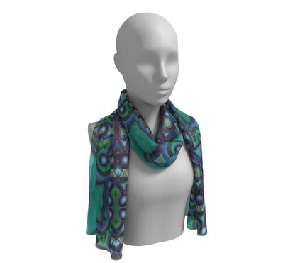 Green Reflection Scarf - Yelena Noah Designs