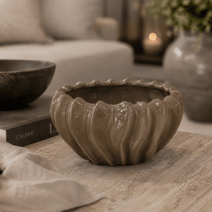 Greenwich Bronze Wide Decorative Planter Accessories