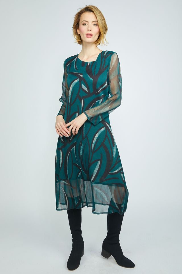 Habitat Parisian Pleats Vin Rendezvous Dress