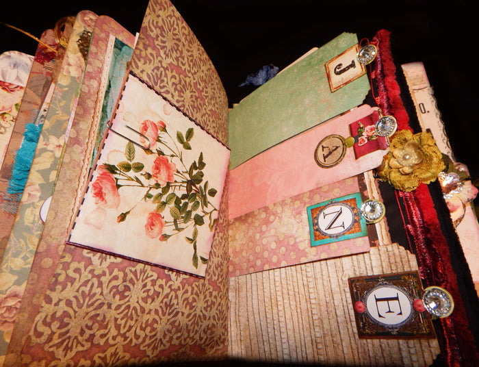 Hand-Stitched Jane Austen Mixed Media Book/Journal - HUGE!