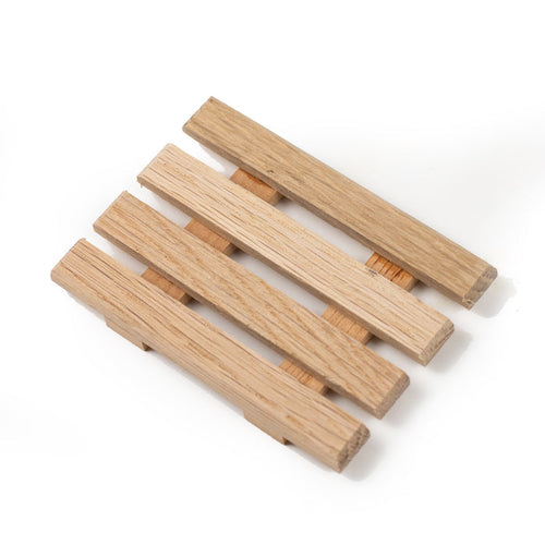 A Handmade Natural Wood Coaster.