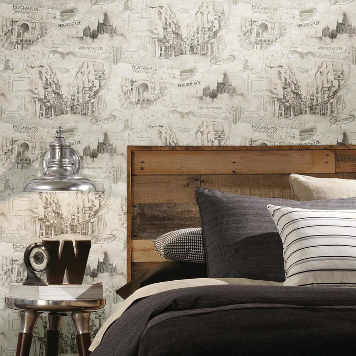 Harry Potter Map Peel & Stick Wallpaper - EonShoppee