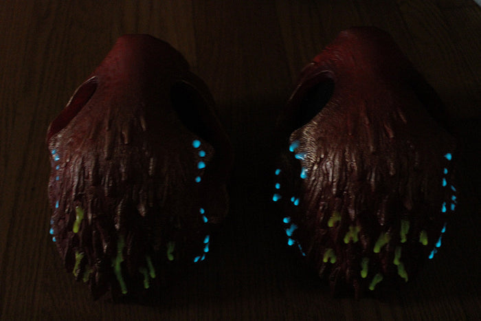 HATE WRAITH- RED AND GOLD- GLOW IN THE DARK