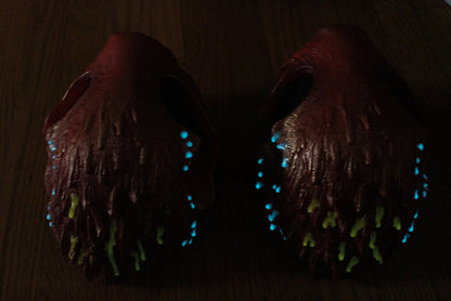 HATE WRAITH- RED AND GOLD- GLOW IN THE DARK