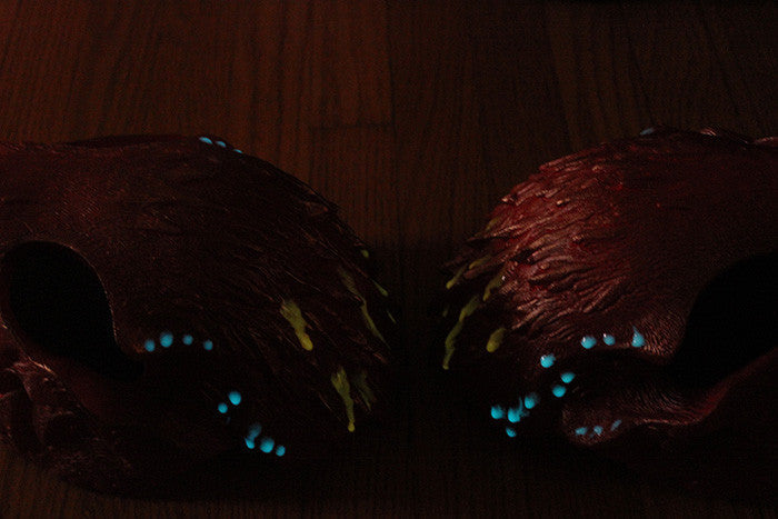 HATE WRAITH- RED AND GOLD- GLOW IN THE DARK