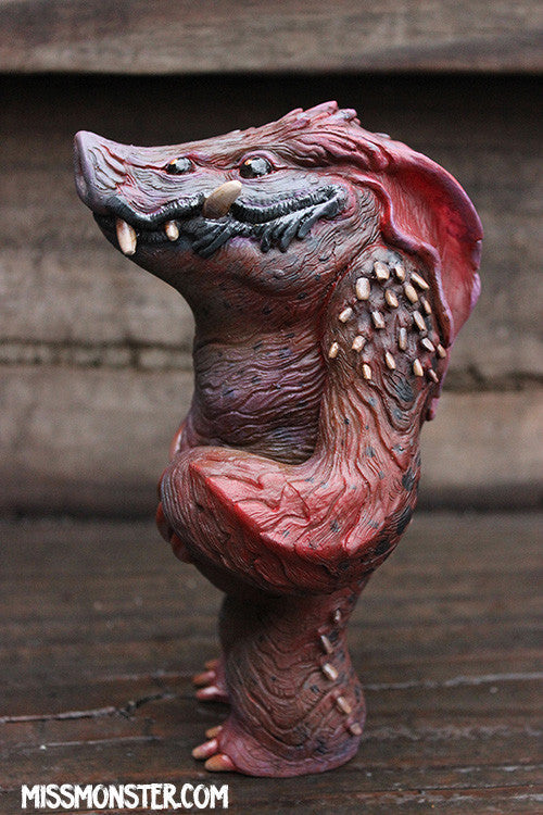 HAWGMAW CAST TOY- PAINTED , ONE OF A KIND- SPOTTED