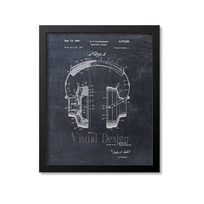 Headphones Patent Print