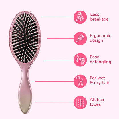 Hello Kitty Oval Brush Pink