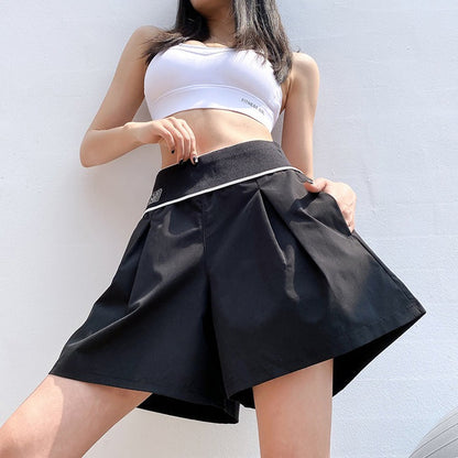 High Waist Loose Short