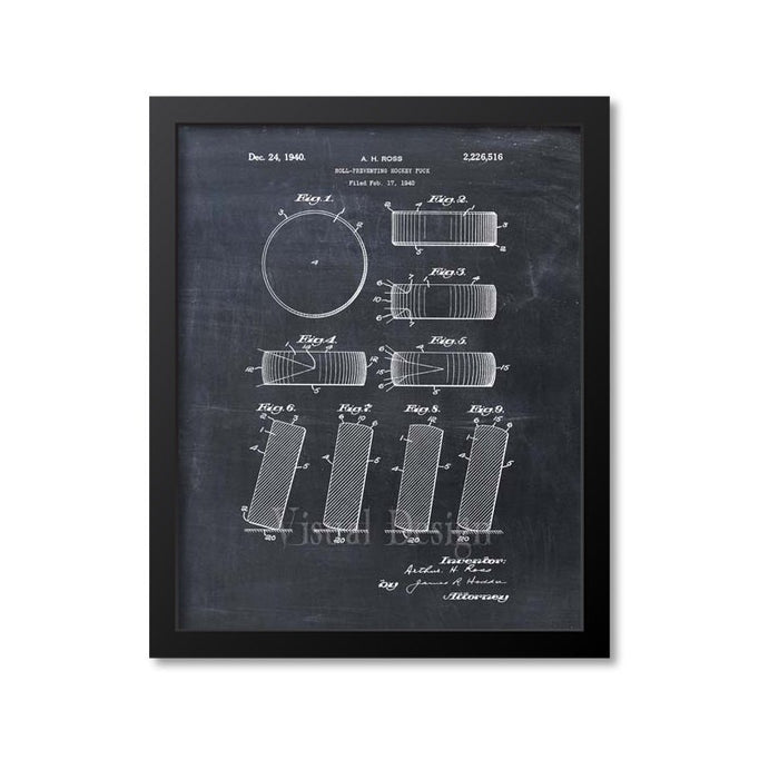 Hockey Puck Patent Print