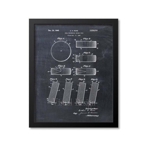 Hockey Puck Patent Print