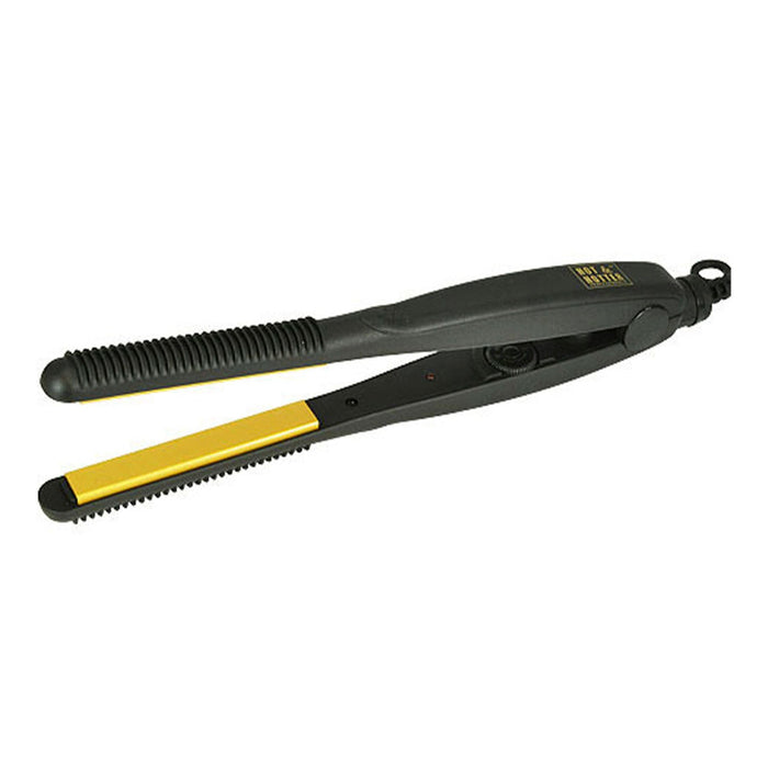 Hot & Hotter 1/2" Gold Ceramic Flat Iron - ikatehouse