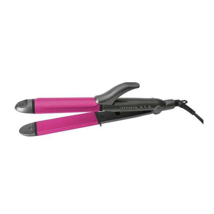 Hot & Hotter 2 in 1 Ceramic Hair Styler Flat Iron 1.25" - ikatehouse