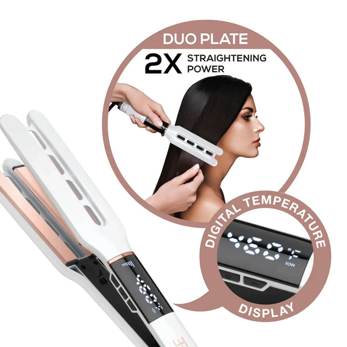 Hot & Hotter Duo Plate Digital Straightener - ikatehouse