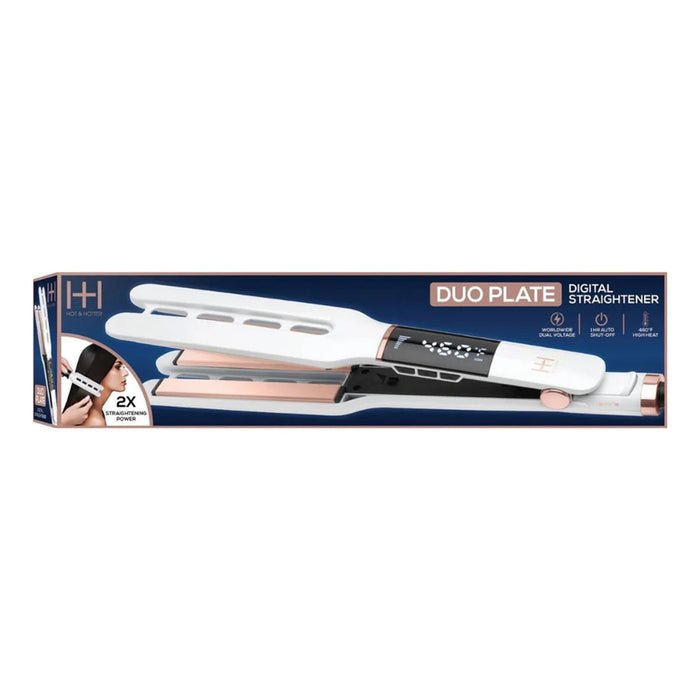 Hot & Hotter Duo Plate Digital Straightener - ikatehouse