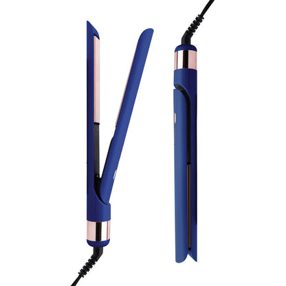 Hot & Hotter Multi Styler Straightener & Curler 1" Blue - ikatehouse