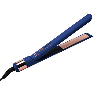 Hot & Hotter Multi Styler Straightener & Curler 1" Blue - ikatehouse