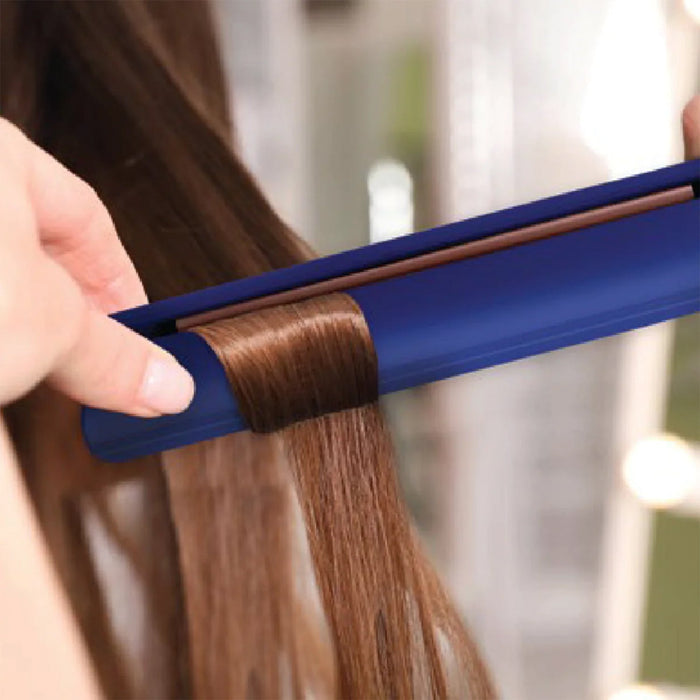Hot & Hotter Multi Styler Straightener & Curler 1" Blue - ikatehouse