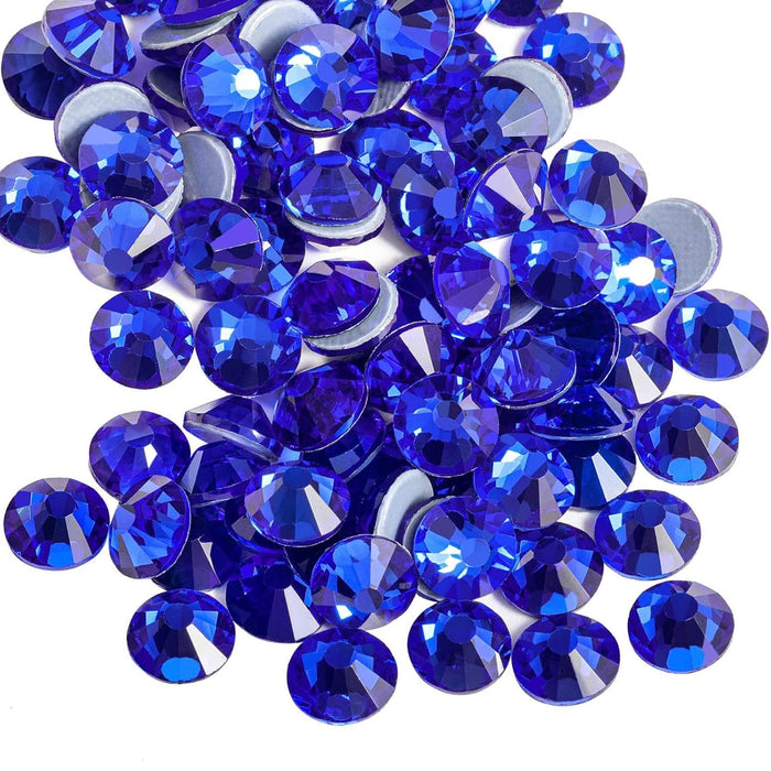 Hotfix Deep Blue (Cobalt) Rhinestone SS10 (2.8mm) for T-Shirts, Hoodies, Jackets, Apparel, DIY & more