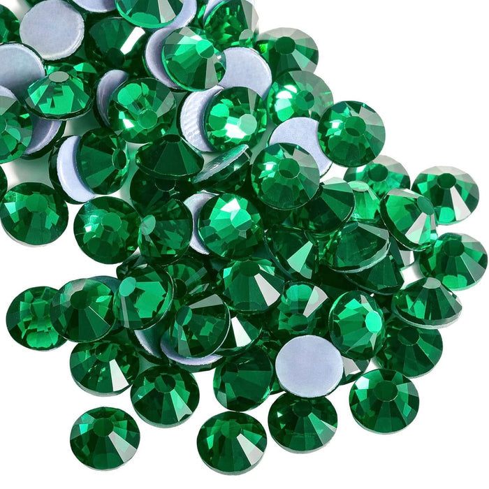 Hotfix Deep Green Rhinestone SS10 (2.8mm) for T-Shirts, Hoodies, Jackets, Apparel, DIY & more