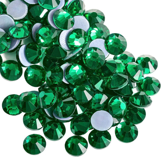Hotfix Deep Green Rhinestone SS10 (2.8mm) for T-Shirts, Hoodies, Jackets, Apparel, DIY & more