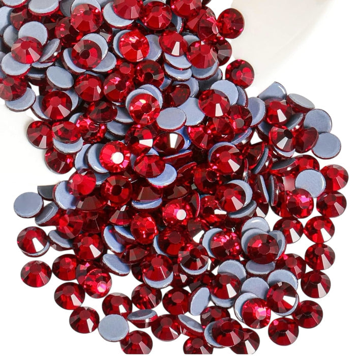 Hotfix Deep Red Rhinestone SS10 (2.8mm) for T-Shirts, Hoodies, Jackets, Apparel, DIY & more