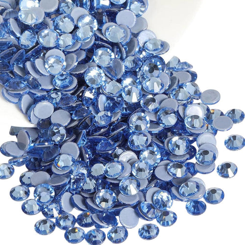 Hotfix Light Blue Rhinestone SS10 (2.8mm) for T-Shirts, Hoodies, Jackets, Apparel, DIY & more