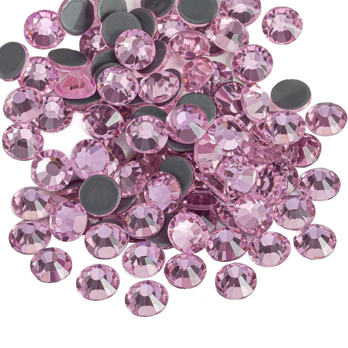 Hotfix Light Pink Rhinestone SS10 (2.8mm) for T-Shirts, Hoodies, Jackets, Apparel, DIY & more