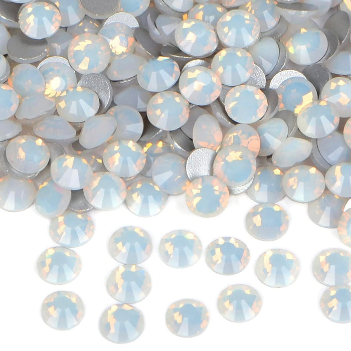 Hotfix Opal White Rhinestone SS10 (2.8mm) for T-Shirts, Hoodies, Jackets, Apparel, DIY & more