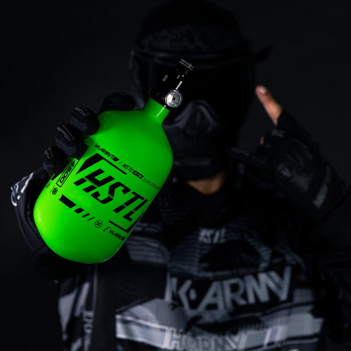 HSTL® - Carbon Fiber Tank - Standard Reg - 68ci / 4500psi - Neon Green/Black