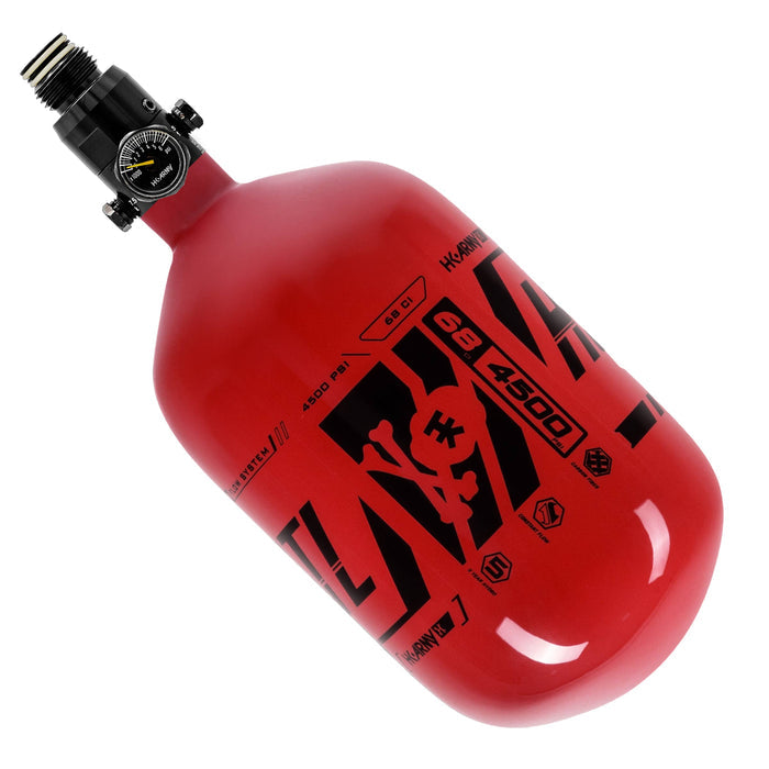 HSTL Carbon Fiber Tank Standard Reg Red Black