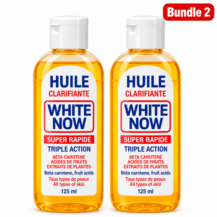 Huile Clarifiante White Now, nourishing skincare oil designed to moisturize and soften skin while helping promote a smoother, even-looking, and radiant complexion for daily care.