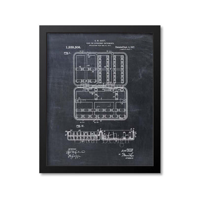 Hypodermic Instrument Case Patent Print