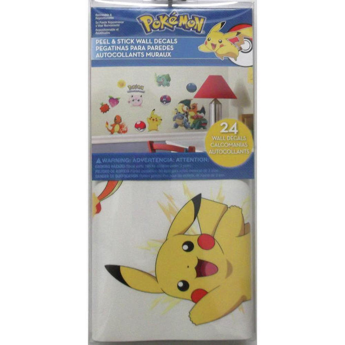 Iconic Pokemon Wall Decals Pikachu Pokeball Room Decor Stickers - EonShoppee