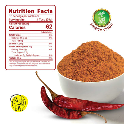 Idly Chilli Powder - 200g - Ready to Eat Rice Mix | Quick and Nutritious