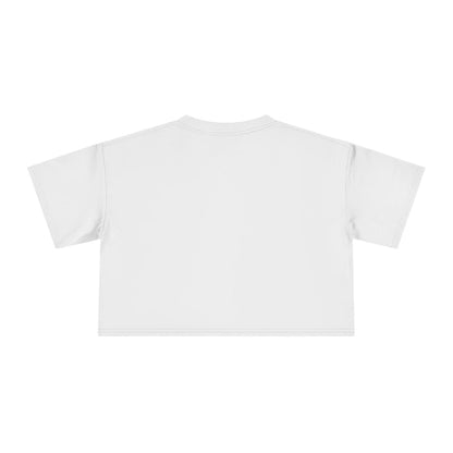 thtgrlreads unisex white cropped t-shirt with a relaxed fit and soft, smooth fabric designed for comfort and casual style with no visible graphics or text.