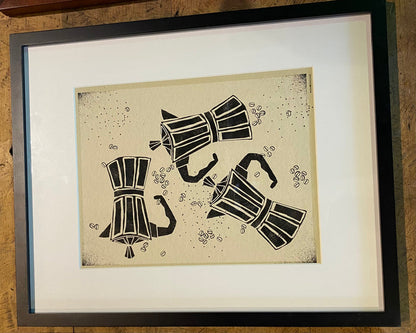 Framed Giclee Fine Art Print - Ash Cascade