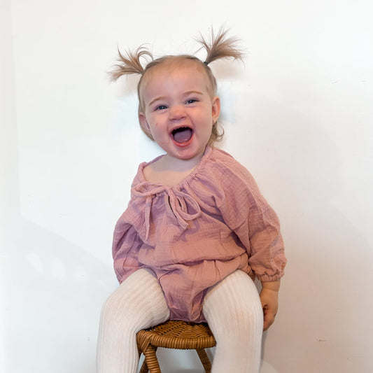 ‘Indie’ Romper - Carnation