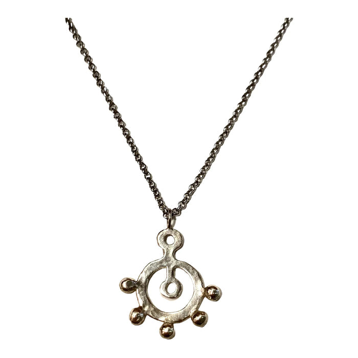 Inner/Outer World Pendant Silver - Yelena Noah Designs