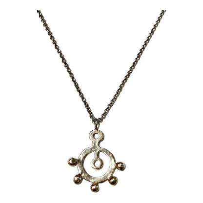 Inner/Outer World Pendant Silver - Yelena Noah Designs