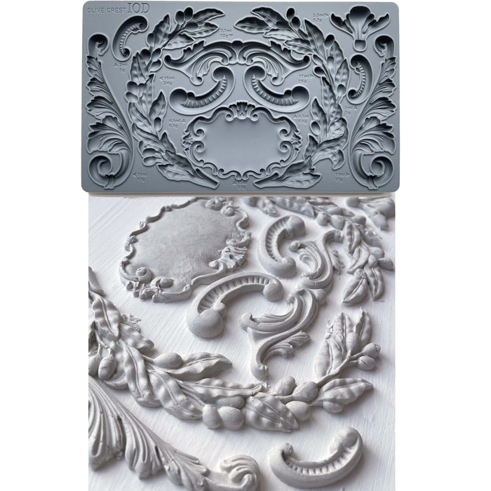 Iron Orchid Decor Mould - Olive Crest