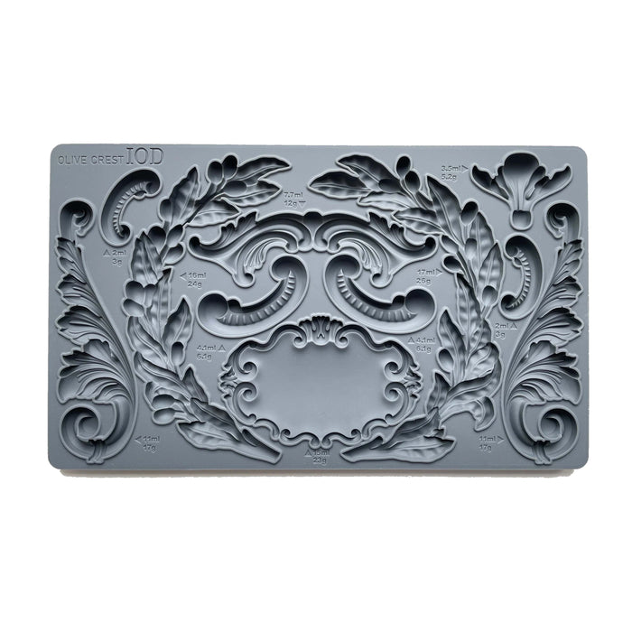 Iron Orchid Decor Mould - Olive Crest