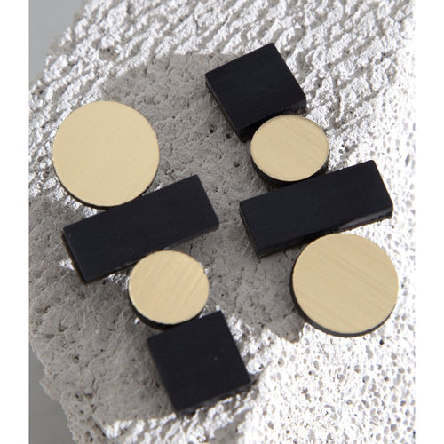ISKIN Earrings Black/Gold