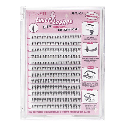 J Lash Laser Lashes DIY Individual Extensions 120pcs
