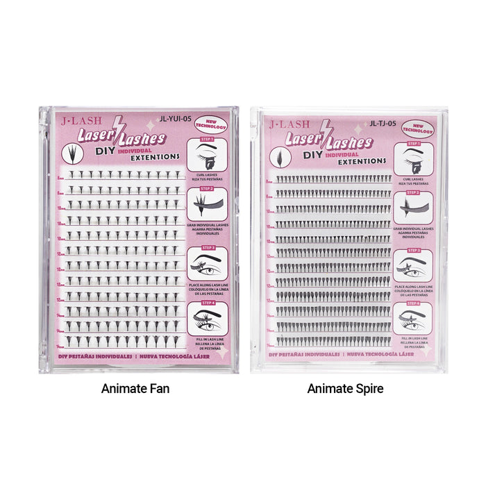 J Lash Laser Lashes DIY Individual Extensions 120pcs