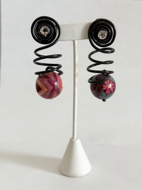Jeff Lieb Spiral Clip Earrings