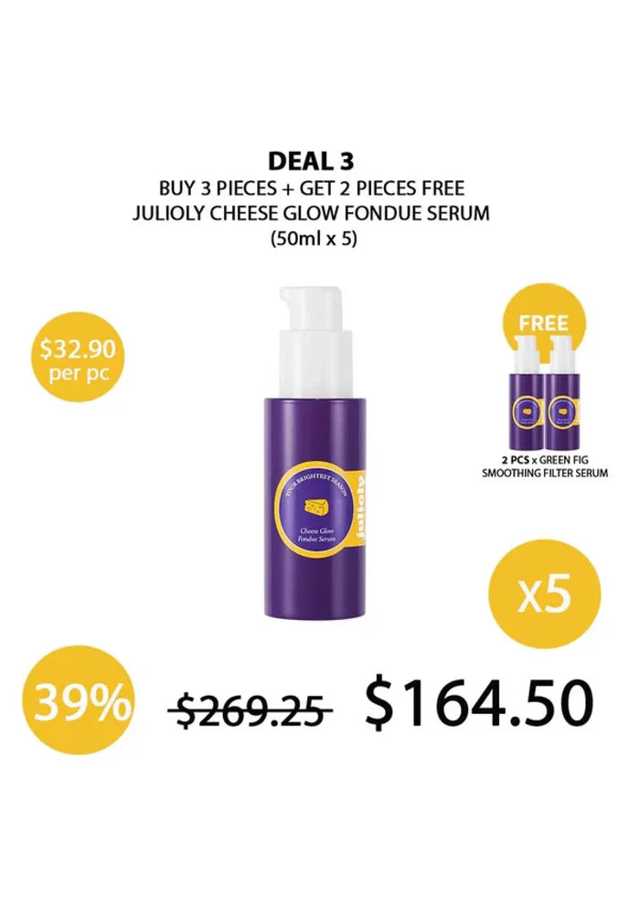 (BUY 3+2 FREE) JULIOLY CHEESE GLOW FONDUE SERUM